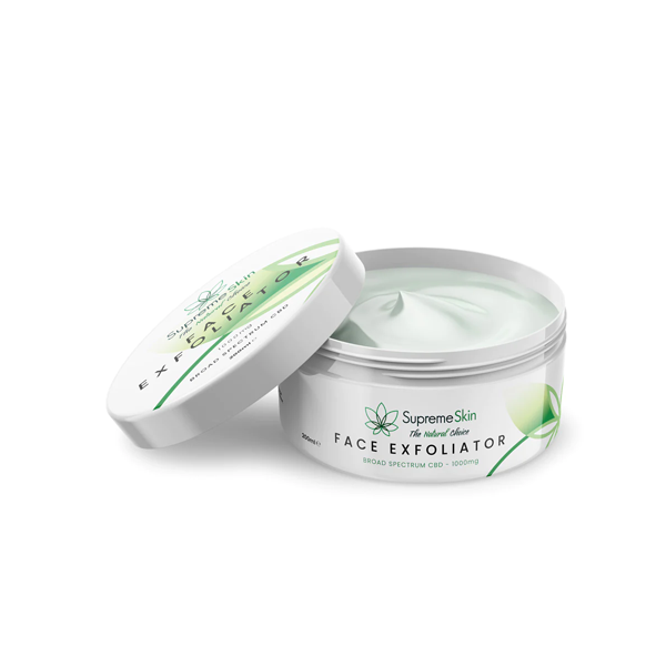 Supreme CBD 1000mg CBD Face Exfoliator - 200ml - www.justgovape.co.uk