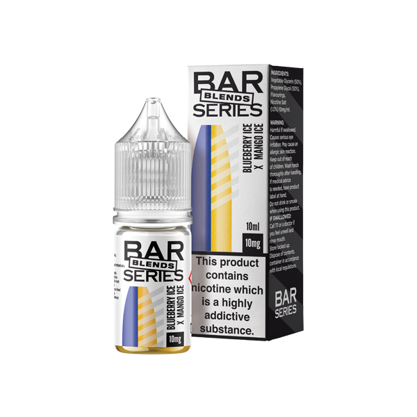 10mg Bar Series Blends 10ml Nic Salts (50VG/50PG) - www.justgovape.co.uk