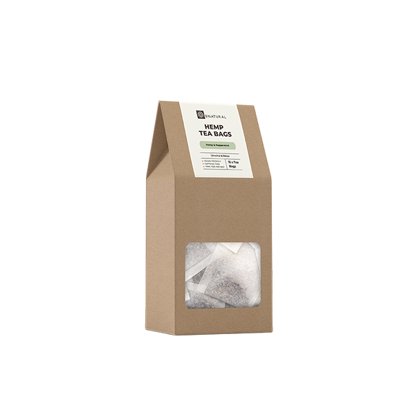 Bnatural Hemp & Peppermint 150mg CBD Tea Bags - 15 Bags - www.justgovape.co.uk