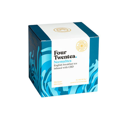 Four Twentea English Breakfast 10mg CBD Tea - Normalitea - www.justgovape.co.uk