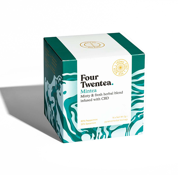 Four Twentea Mint 10mg CBD Tea - Mintea - www.justgovape.co.uk