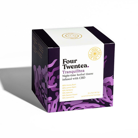 Four Twentea Herbal 10mg CBD Tea - Tranquilitea - www.justgovape.co.uk