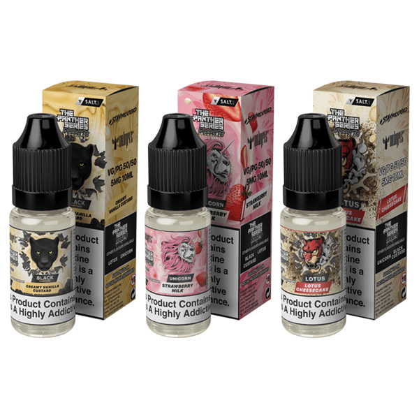 10mg The Panther Series Desserts By Dr Vapes 10ml Nic Salt (50VG/50PG) - www.justgovape.co.uk