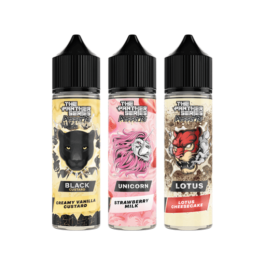 The Panther Series Desserts By Dr Vapes 50ml Shortfill 0mg (78VG/22PG) - www.justgovape.co.uk