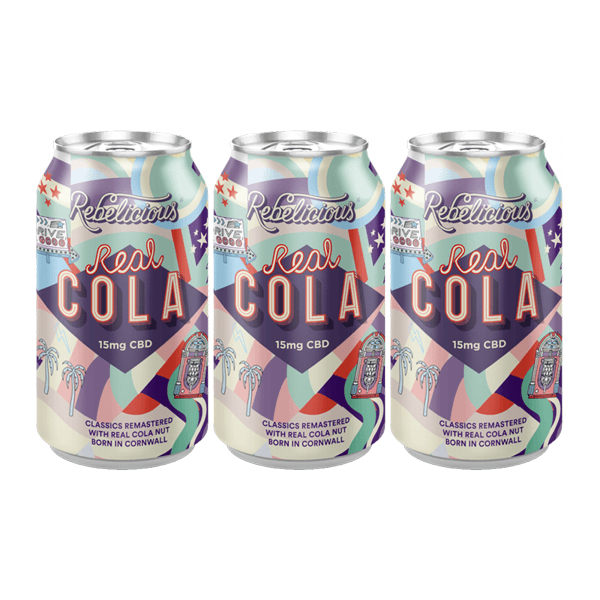 12 x Rebelicious Real Cola Sparkling Soft Drink - 330ml - www.justgovape.co.uk