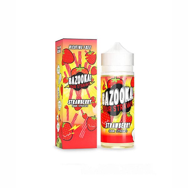 Bazooka Sour Straws 100ml Shortfill 0mg (70VG/30PG) - www.justgovape.co.uk