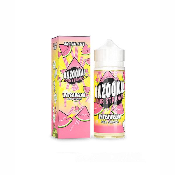 Bazooka Sour Straws 100ml Shortfill 0mg (70VG/30PG) - www.justgovape.co.uk