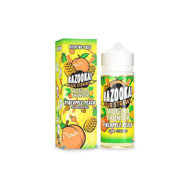 Bazooka Sour Straws 100ml Shortfill 0mg (70VG/30PG) - www.justgovape.co.uk