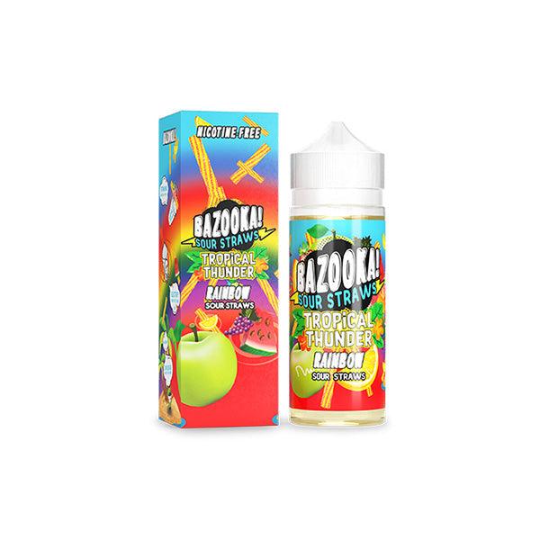 Bazooka Sour Straws 100ml Shortfill 0mg (70VG/30PG) - www.justgovape.co.uk