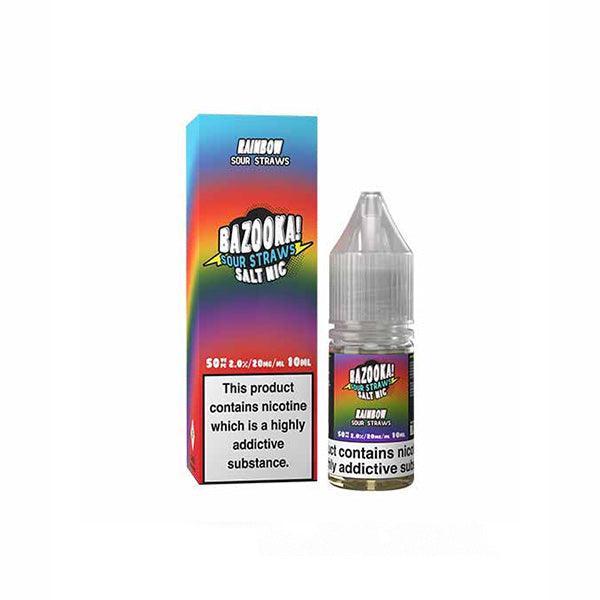 10mg Bazooka Sour Straws 10ml Nic Salts (50VG/50PG) - www.justgovape.co.uk