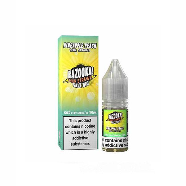 20mg Bazooka Sour Straws 10ml Nic Salts (50VG/50PG) - www.justgovape.co.uk