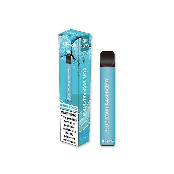 20mg Top Bar EE 600 Disposable Vape Device 600 Puffs - www.justgovape.co.uk