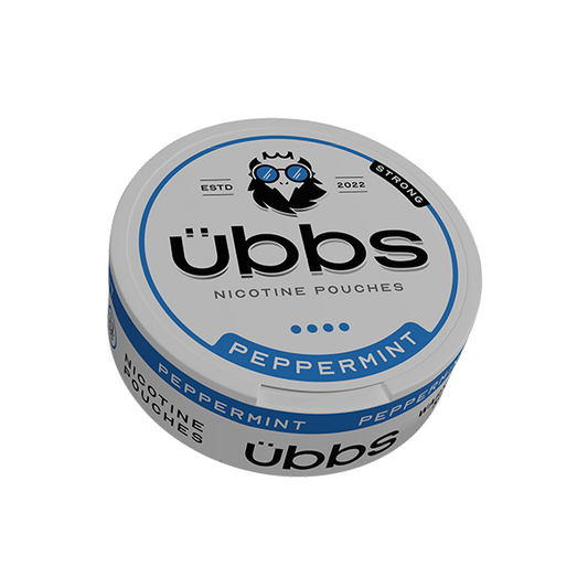 11mg Übbs Peppermint Strong Nicotine Pouches - 20 Pouches - www.justgovape.co.uk