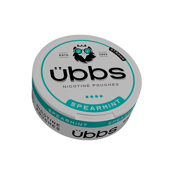 11mg Übbs Spearmint Strong Nicotine Pouches - 20 Pouches - www.justgovape.co.uk