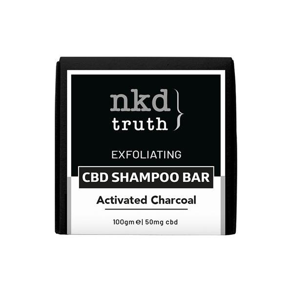 NKD 50mg CBD Activated Charcoal Shampoo Bar 100g (BUY 1 GET 1 FREE) - www.justgovape.co.uk