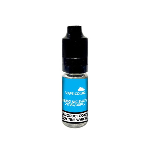 18mg Vape.co.uk 10ml Nic Shot (70VG-30PG) - www.justgovape.co.uk