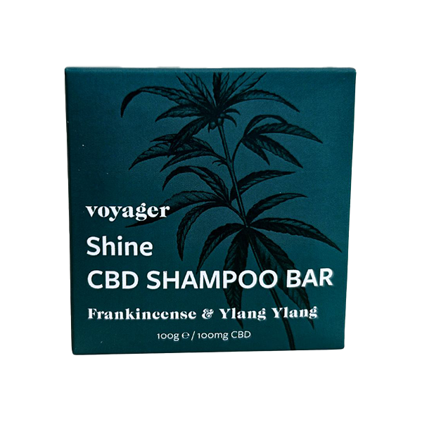 Voyager 100mg CBD Shine Shampoo Bar - 100g - www.justgovape.co.uk