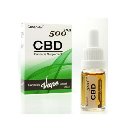 CBD by British Cannabis500mg CBD Vape E-liquid 10ml - www.justgovape.co.uk