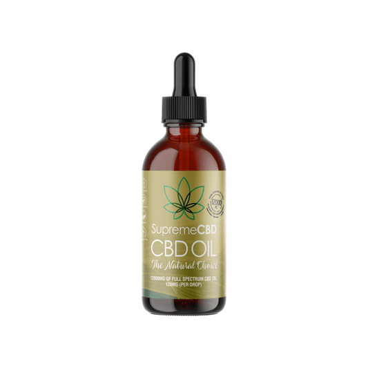 Supreme CBD 12000mg Full Spectrum CBD Tincture Oil - 100ml - www.justgovape.co.uk