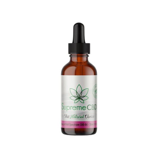 Supreme CBD 1000mg Full Spectrum CBD Tincture Oil - 30ml - www.justgovape.co.uk