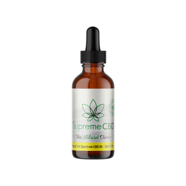 Supreme CBD 500mg Full Spectrum CBD Tincture Oil - 30ml - www.justgovape.co.uk