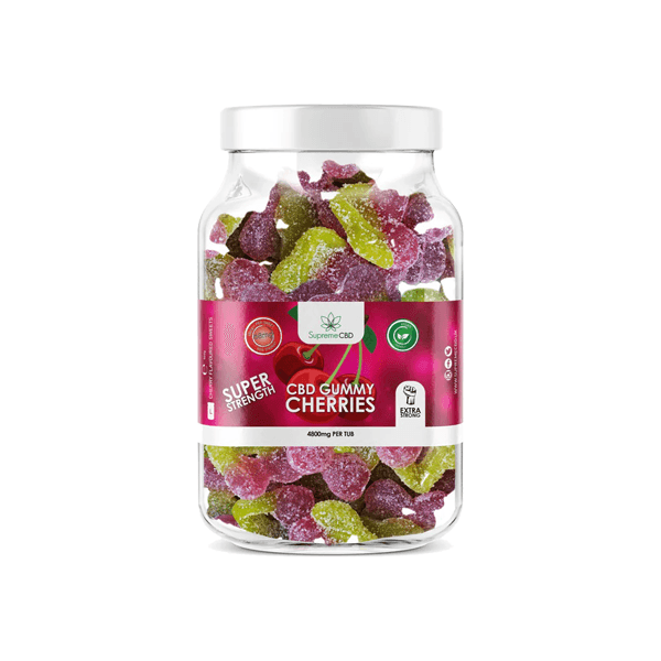 Supreme CBD 4800mg Broad Spectrum CBD Super Strength Gummies - www.justgovape.co.uk