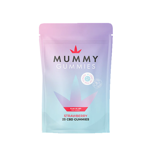 Canax 625mg CBD Mummy Gummies - Strawberry - www.justgovape.co.uk