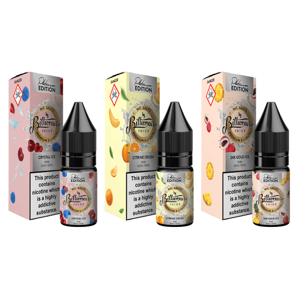 10mg Billionaire Juice Platinum Edition 10ml Nic Salts (50VG/50PG) - www.justgovape.co.uk