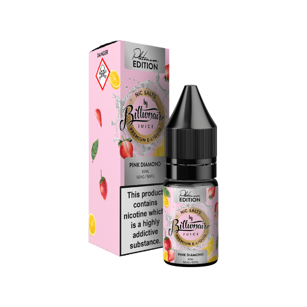 10mg Billionaire Juice Platinum Edition 10ml Nic Salts (50VG/50PG) - www.justgovape.co.uk