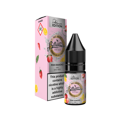 10mg Billionaire Juice Platinum Edition 10ml Nic Salts (50VG/50PG) - www.justgovape.co.uk