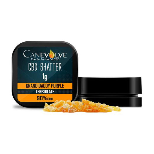 Canevolve 900mg CBD Shatter 1g - www.justgovape.co.uk