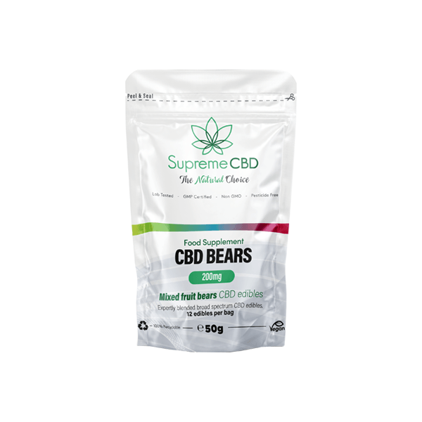 Supreme CBD 200mg CBD Gummies Grab Bag - 50g - www.justgovape.co.uk