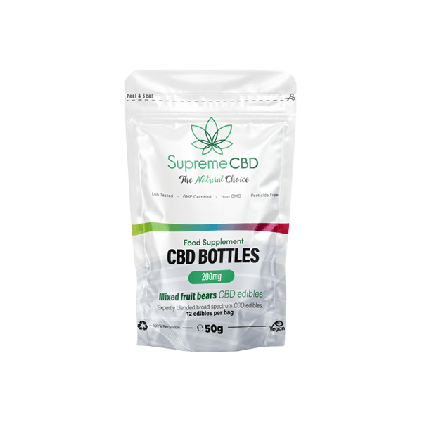 Supreme CBD 200mg CBD Gummies Grab Bag - 50g - www.justgovape.co.uk