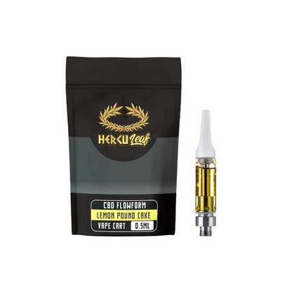 HercuLeaf 450mg CBD Vape Cartridge 0.5ml - www.justgovape.co.uk