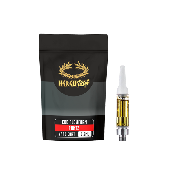 HercuLeaf 450mg CBD Vape Cartridge 0.5ml - www.justgovape.co.uk