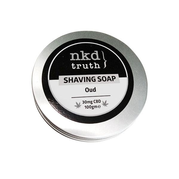 NKD 30mg CBD Speciality Shaving Soap 100g - Oud (BUY 1 GET 1 FREE) - www.justgovape.co.uk