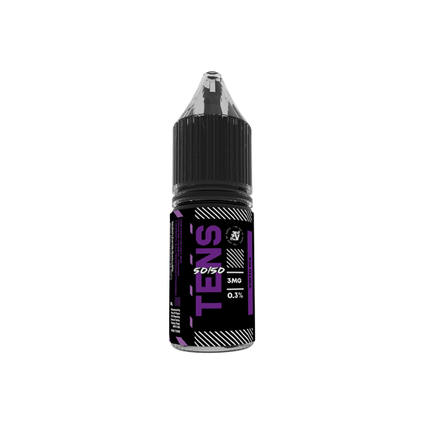 6mg Tens 50/50 10ml (50VG/50PG) - Pack Of 10 - www.justgovape.co.uk