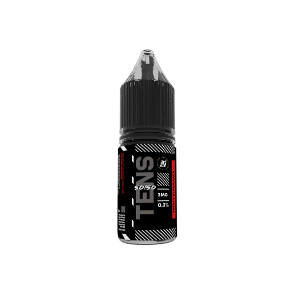 12mg Tens 50/50 10ml (50VG/50PG) - Pack Of 10 - www.justgovape.co.uk