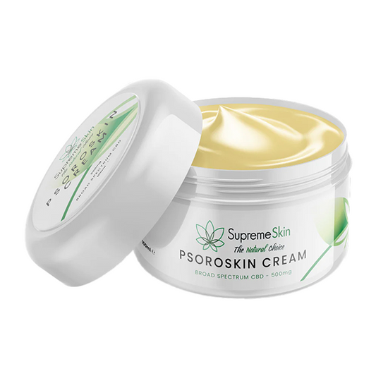 Supreme CBD 2500mg Psoroskin CBD Cream - 500ml - www.justgovape.co.uk