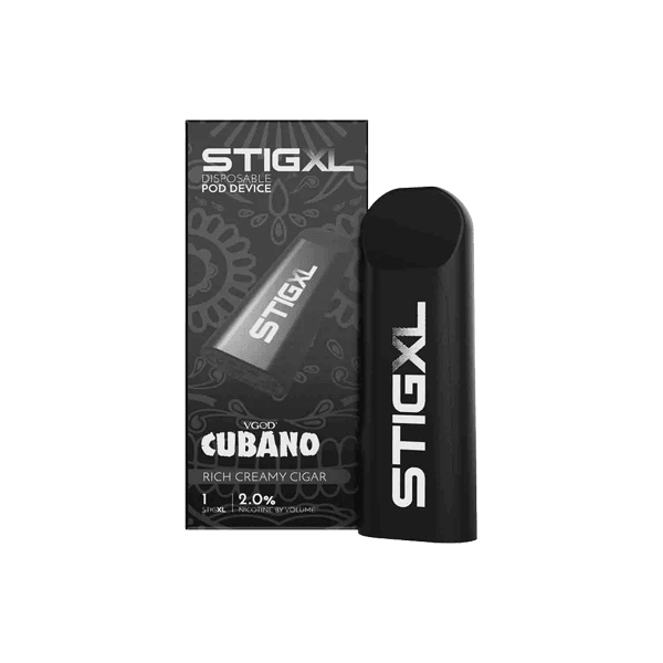 20mg VGOD Stig XL Disposable Vaping Device 700 Puffs - www.justgovape.co.uk