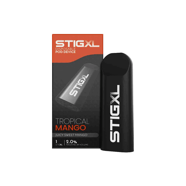 20mg VGOD Stig XL Disposable Vaping Device 700 Puffs - www.justgovape.co.uk