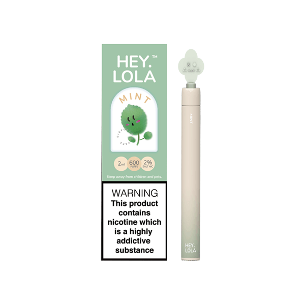 20mg Hey Lola Disposable Vape Device 600 Puffs - www.justgovape.co.uk