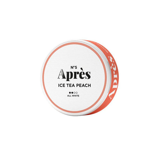 Après 8mg Ice Tea Peach Nicotine Snus Pouches 20 Pouches - www.justgovape.co.uk