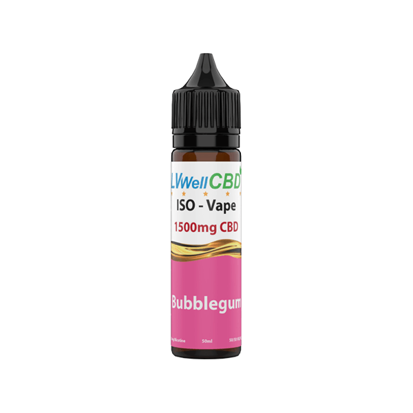 LVWell CBD Iso-Vape 1500mg CBD E-liquid 50ml (50VG/50PG) - www.justgovape.co.uk