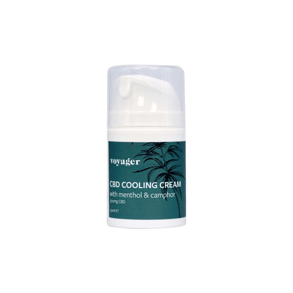 Voyager 500mg CBD Cooling Cream - 50ml - www.justgovape.co.uk