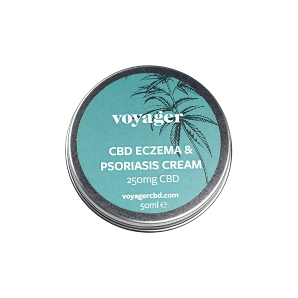 Voyager 250mg CBD Eczema & Psoriasis Cream - 50ml - www.justgovape.co.uk