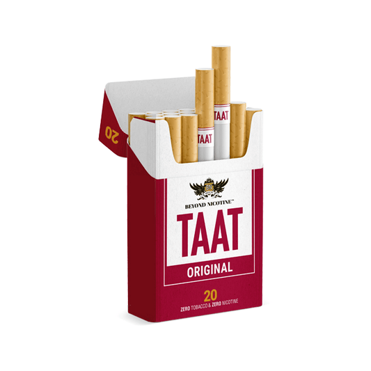 TAAT 500mg CBD Beyond Tobacco Original Smoking Sticks - Pack of 20 - www.justgovape.co.uk