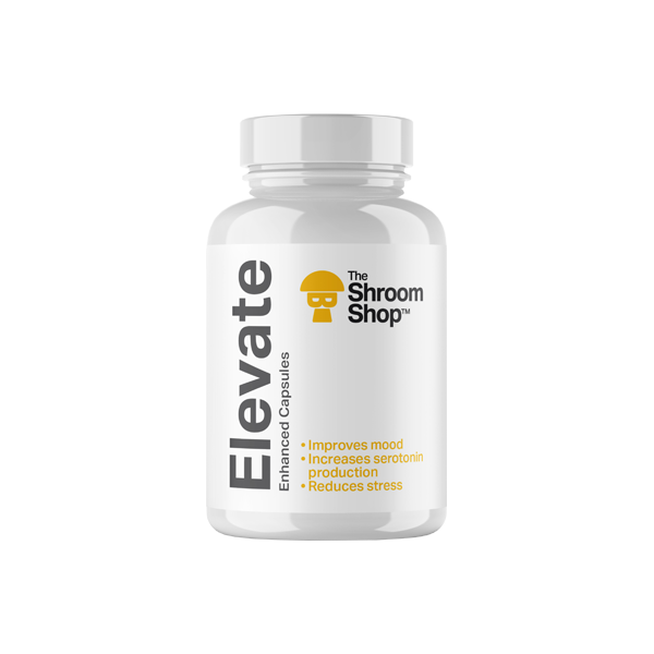 The Shroom Shop Enhanced Elevate 67500mg Capsules - 90 Caps - www.justgovape.co.uk