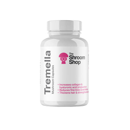 The Shroom Shop Tremella Mushroom 45000mg Capsules - 90 Caps - www.justgovape.co.uk