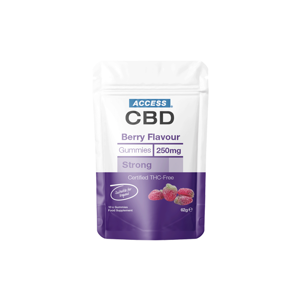 Access CBD 250mg CBD Berry Gummies (62g) - www.justgovape.co.uk